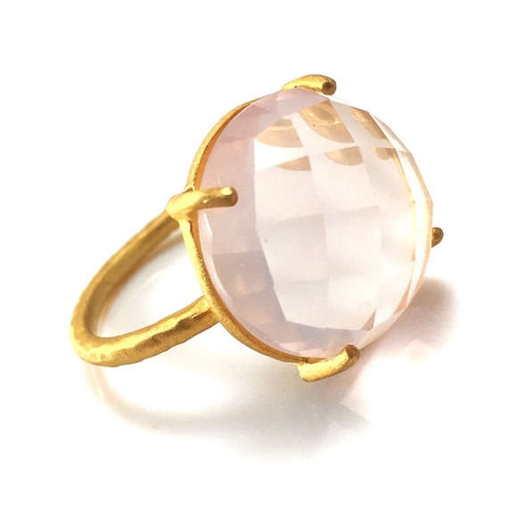 emily rose gems Jewelry - [Emily Rose Gems] Rose Quartz Sterling silver ring